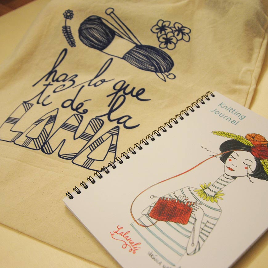 portada-veronica-maraver-knitting-journal-tote-bag-lalanalu