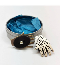 Hamsa Stud Brooch