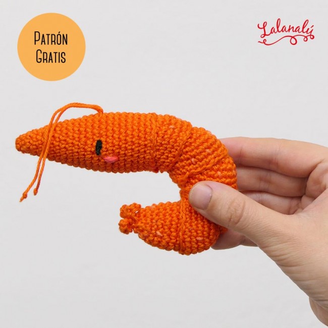 Patrón amigurumi Gamba de Palamós