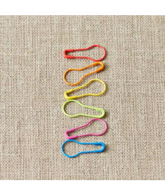Marcadores de puntos de anilla, tipo imperdible, de Cocoknits