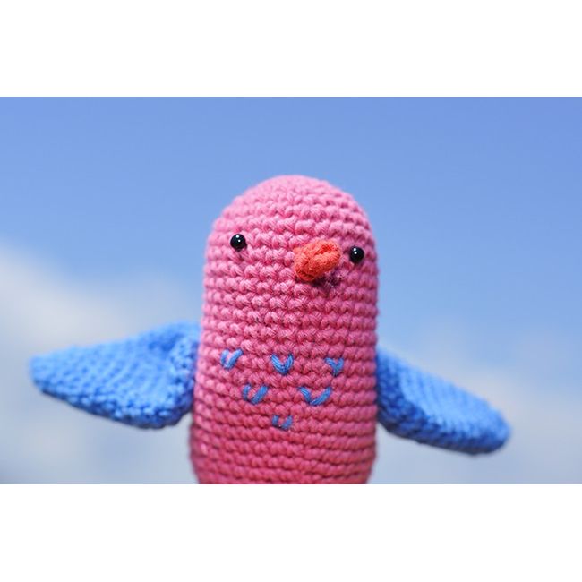 Patrón amigurumi pájaro