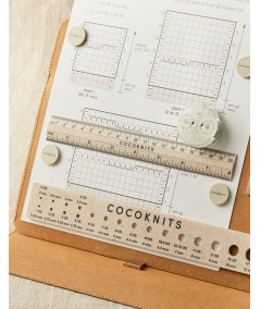 Regla y calibrador de agujas magnéticos para el Maker’s Board de Cocoknits