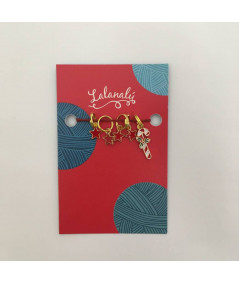Caramelo de Navidad y estrellas
