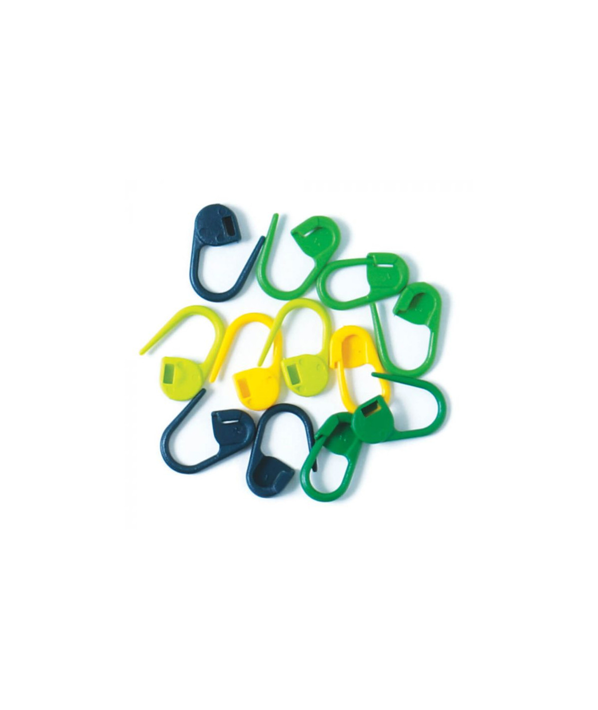 Candado en colores verde y amarillo