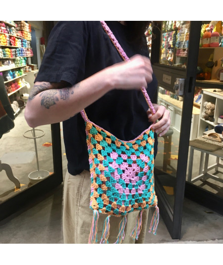 2 patrones de bolso tejido al crochet