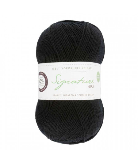Signature 4 ply de West Yorkshire Spinners - colores sólidos y print
