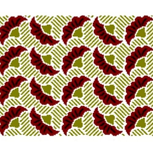 Oriental Fans Tapestry Crochet Chart, vía RuskaM Ravelry 