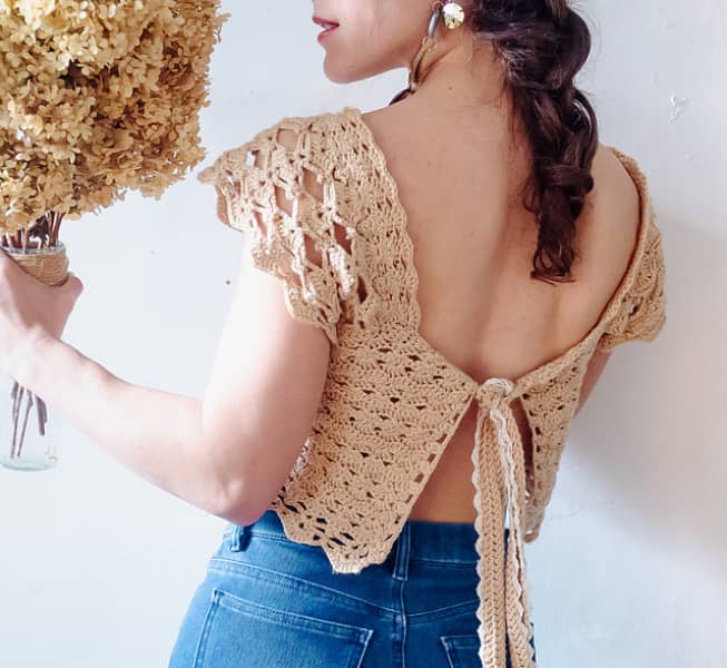 Chasmanthium Top, vía Ravelry de Jillian Gall