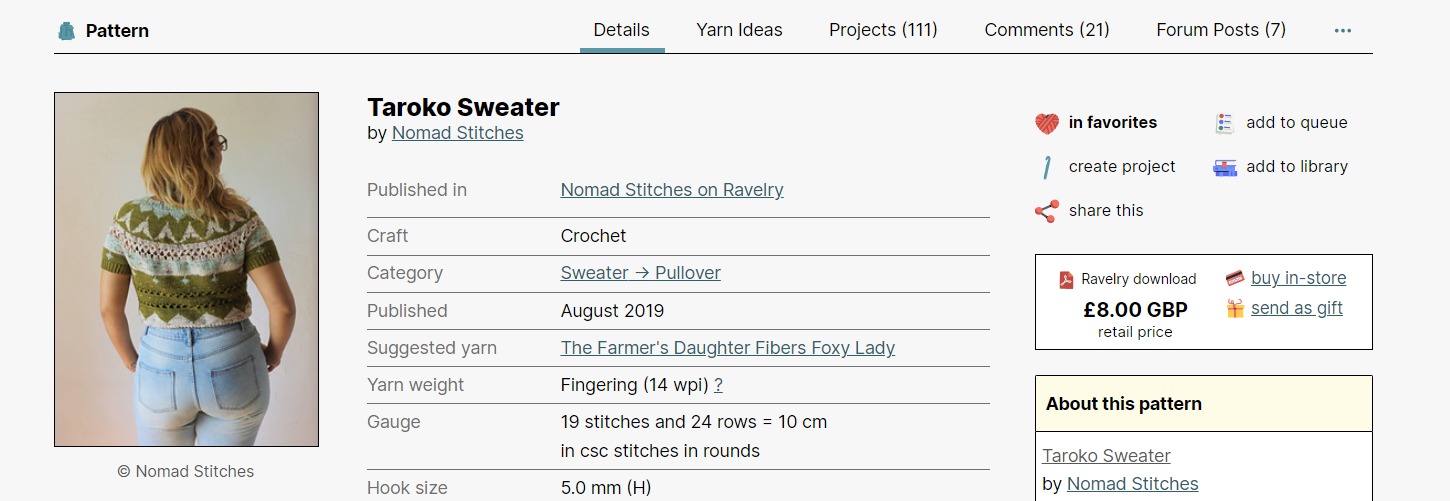 Taroko Sweater de Nomad Stitches