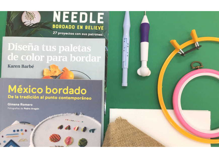 Bordar con Punch Needle o aguja mágica ¡Tachán! - Lalanalú